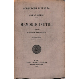 Memorie inutili. Volume primo