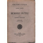 Memorie inutili. Volume primo