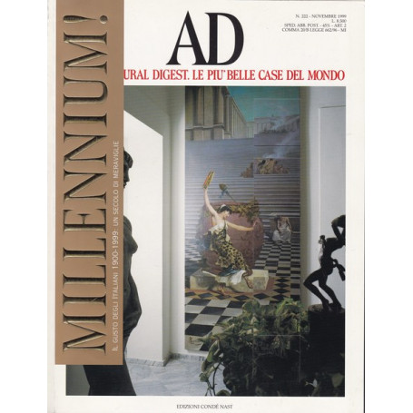Millennium! Numero speciale AD Architectural Digest. Novembre 1999.