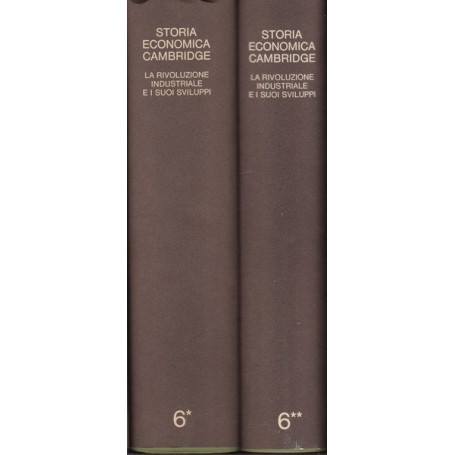 Storia economica Cambridge. VI. La rivoluz. industr. e i suoi sviluppi. I. II.