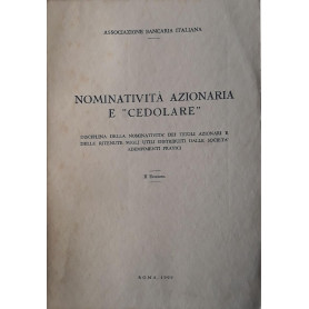 Nominatività  azionaria e "cedolare"