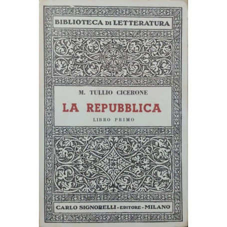 La Repubblica. Libro primo