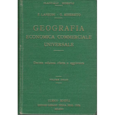 GEOGRAFIA ECONOMICA COMMERCIALE UNIVERSALE