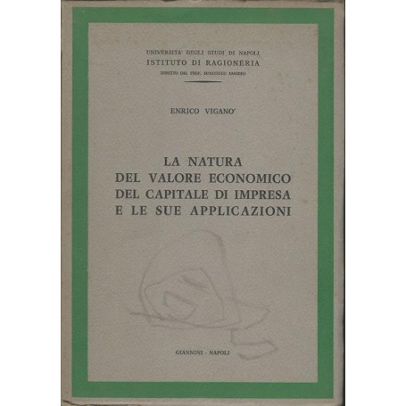 LA NATURA DEL VALORE ECONOMICO DEL CAPITALE DI IMPRESA E LE SUE APPLICAZIONI