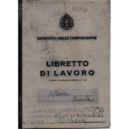 Libretto di lavoro