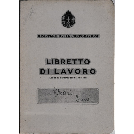 Libretto di lavoro