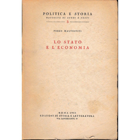 Lo stato e l'economia