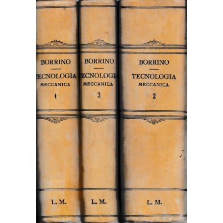 Tecnologia Meccanica generale e dell'automobile - 3 volumi