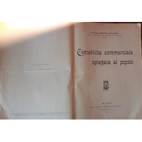 Contabilita' commerciale spiegata al popolo