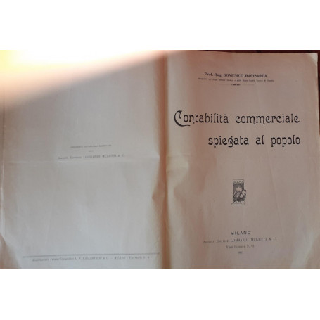 Contabilita' commerciale spiegata al popolo