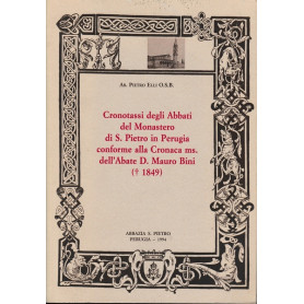 Cronotassi degli Abbati del Monastero di S. Pietro in Perugia