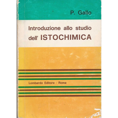 Introduzione allo studio dell'Istochimica