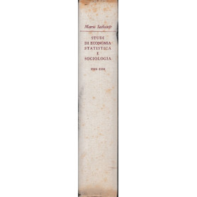 Studi di economia statistica e sociologia. 1924 - 1958