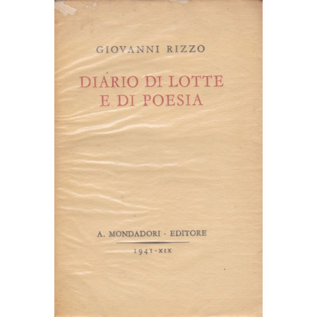 Diario di lotte e di poesia