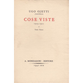 Cose viste (1924-1925). Tomo terzo.