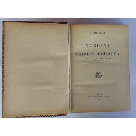 Nozioni di chimica biologica