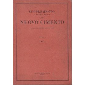 Nuovo Cimento. Supplemento al vol. I