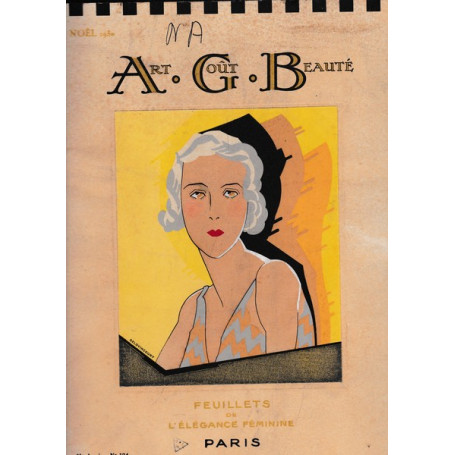 Art. Goà¹t. Beautè. Feuillets de l'élégance fèminine. 11° anno N°124. Noel 1930