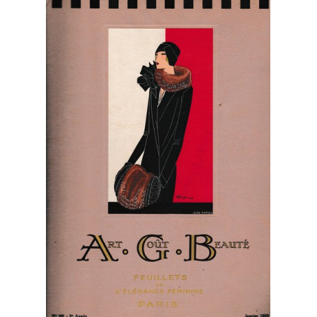Art. Goà¹t. Beautè. Feuillets de l'élégance fèminine.9° anno N° 101. Janvier 1929