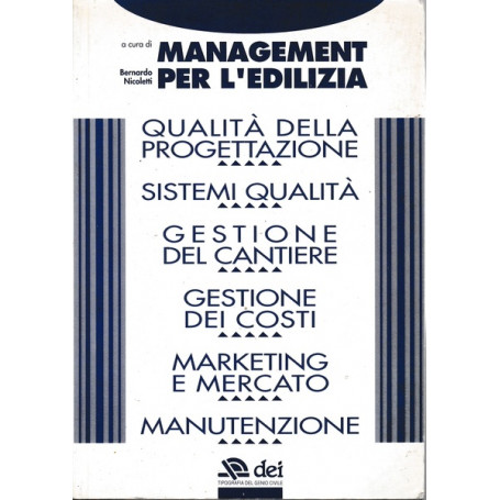 Management per l'edilizia
