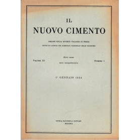 Il nuovo cimento. Vol. XI Serie nona n. 1 Gennaio 1954
