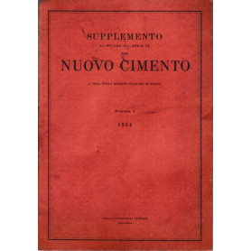 Supplemento al Vol. XII Serie nona del Nuovo Cimento N.1 1954