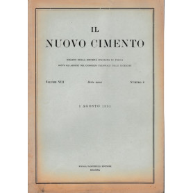 Il nuovo cimento. Vol. VIII Serie nona n.8 Agosto 1951