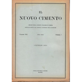 Il nuovo cimento. Vol. VIII Serie nona n. 7 Luglio 1951