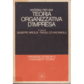 Materiali per una teoria organizzativa d'impresa