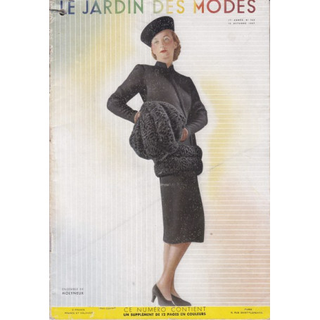 Le Jardin des Modes. XVII. N. 243. 15 Ottobre 1937.