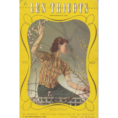 Les Tricots. Supplement au `Jardin des Modes`. Primavera-Estate 1937.