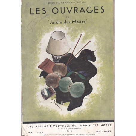 Les Ouvrages du `Jardin des Modes`. Maggio 1930.