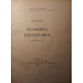 Principi di Economia Finanzaria