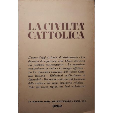 La civiltà  cattolica (n.10 maggio 1986)