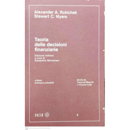 Teoria delle decisioni finanziarie