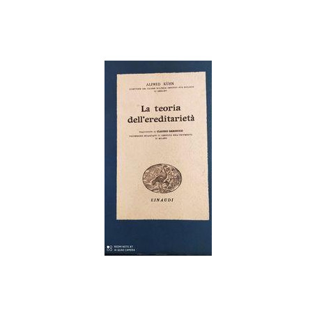 La teoria dell'ereditarietà