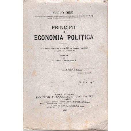Principii di economia politica