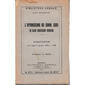 L'affrancazione dei canoni