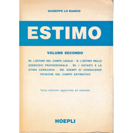 Estimo. Volume secondo