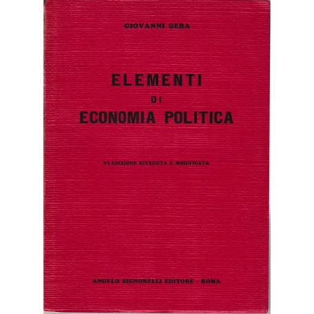 Elementi di economia politica