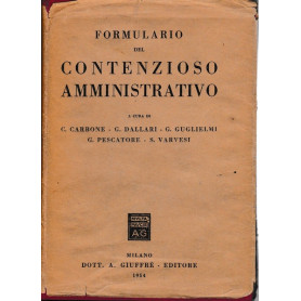 Formulario del contenzioso amministrativo
