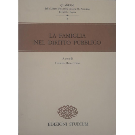 La famiglia nel diritto pubblico
