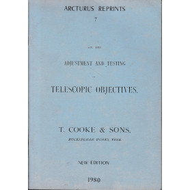 Adjustement and testing of telescopic objectives