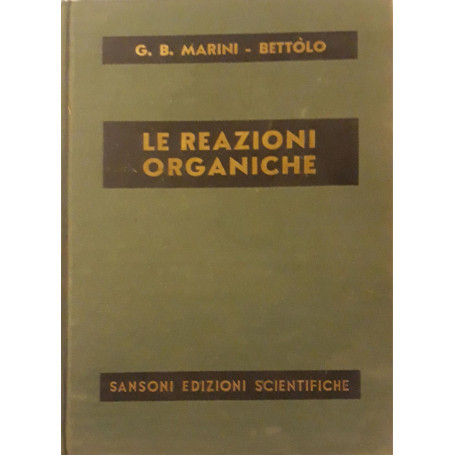 Le reazioni organiche