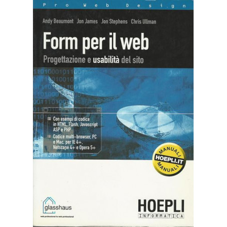 FORM PER IL WEB. Progettazione e usabilità  del sito