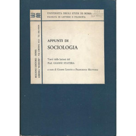 Appunti di sociologia