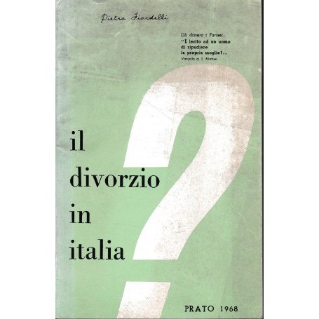 Il divorzio in Italia