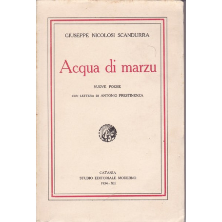 Acqua di marzu
