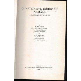 Quantitative inorganic analysis a laboratory