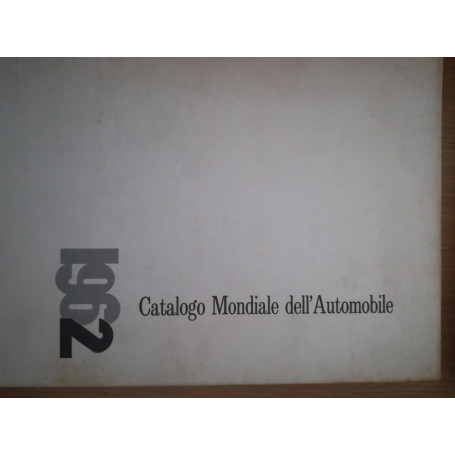 Catalogo Mondiale dell'Automobile. 1962